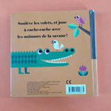 Où est le lion ? Livre à rabats en feutrine et miroit