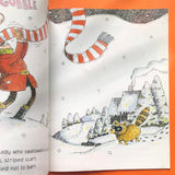 There was a cold lady who swallowed some snow!