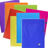 Cahier piqûre polypro 96 pages Seyès 24x32