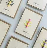 Carte de vœux artisanale