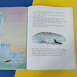 Piuma e il cucciolo di husky