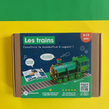 Les trains. Kit Pandacraft 8-12 ans : Construis ta locomotive à vapeur !
