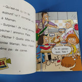 Sami et Julie. Fin de CP. Sami à la pêche