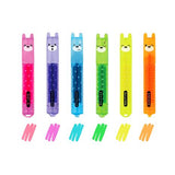 Set de 6 mini surligneurs. Teddy’s Mood