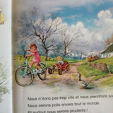 Martine fait de la bicyclette