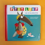 P'tit loup va à la piscine