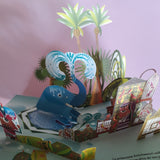 Un éléphant dans un palais de porcelaine