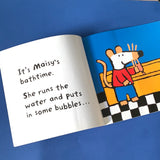 Maisy takes a bath