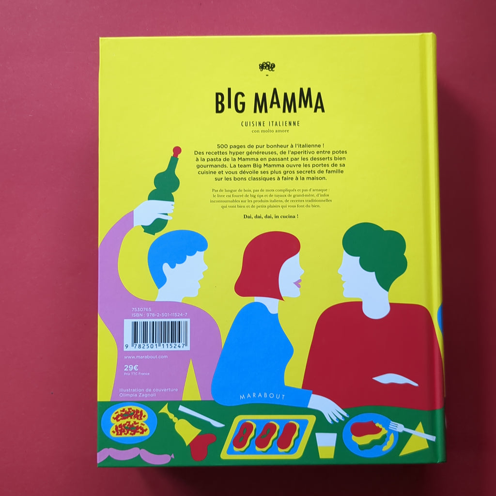 Livre Big Mamma: Cuisine italienne con molto amore - Marabout