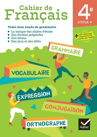 Cahier de français 4ème