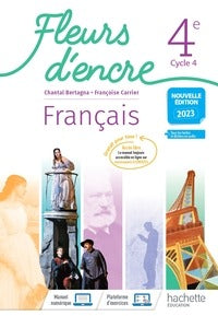 Fleurs d'encre Français 4e - Livre élève - Ed. 2023