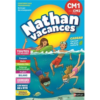 Nathan Vacances. CM1 vers CM2