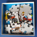 Libro e puzzle. Camion