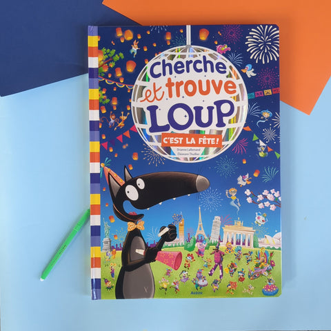 Cherche et trouve géant. Le Loup. C'est la fête !