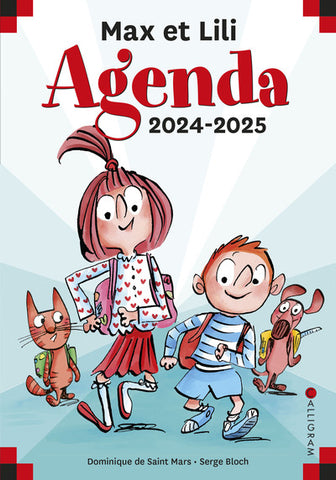 Agenda scolaire 2024-2025. Max et Lili
