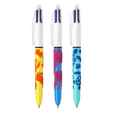 Stylo 4 Couleurs Velours