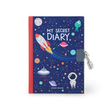 Journal intime avec cadenas. Espace. My Secret Diary.