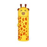 Trousse en silicone souple 2-en-1. Kawaii. Girafe