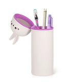 Trousse en silicone souple 2-en-1. Kawaii. Lapin