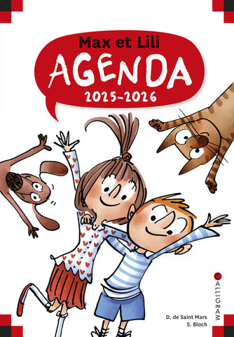Agenda scolaire 2025-2026 Max et Lili