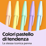 Stylo à bille Cristal Pastel (encre bleue)