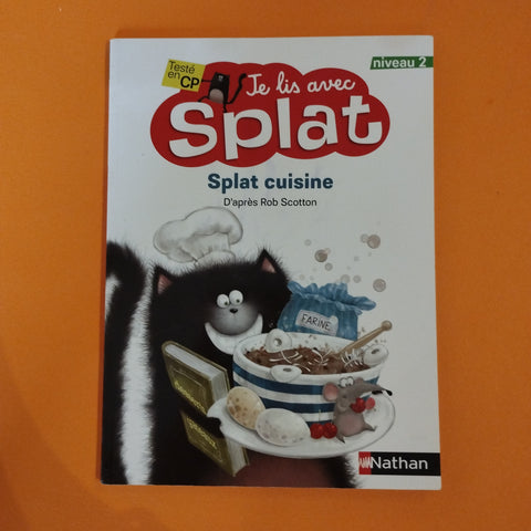 Je lis avec Splat. Splat cuisine