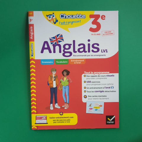 Chouette - Anglais 3e - LV1 (A2+, B1): cahier de révision et d'entraînement recommandé par les enseignants