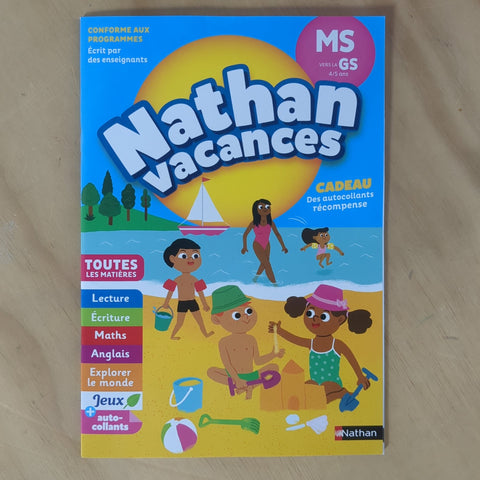 Nathan Vacances. MS vers la GS