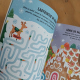 Mon super livre de jeux - Noël: Avec des labyrinthes, des jeux de différences, des paires à reconstituer et plein d’autres activités festives !