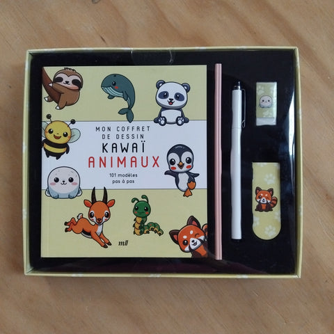 Mon coffret de dessin kawaï Animaux