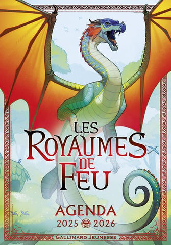 Agenda scolaire 2025-2026. Les Royaumes de feu