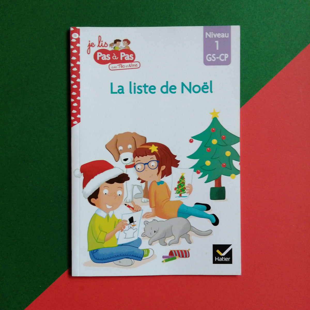 Je lis pas à pas avec Téo et Nina. La liste de Noël Librairie William Crocodile