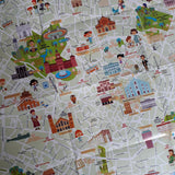 Carte de ville italienne pour enfants